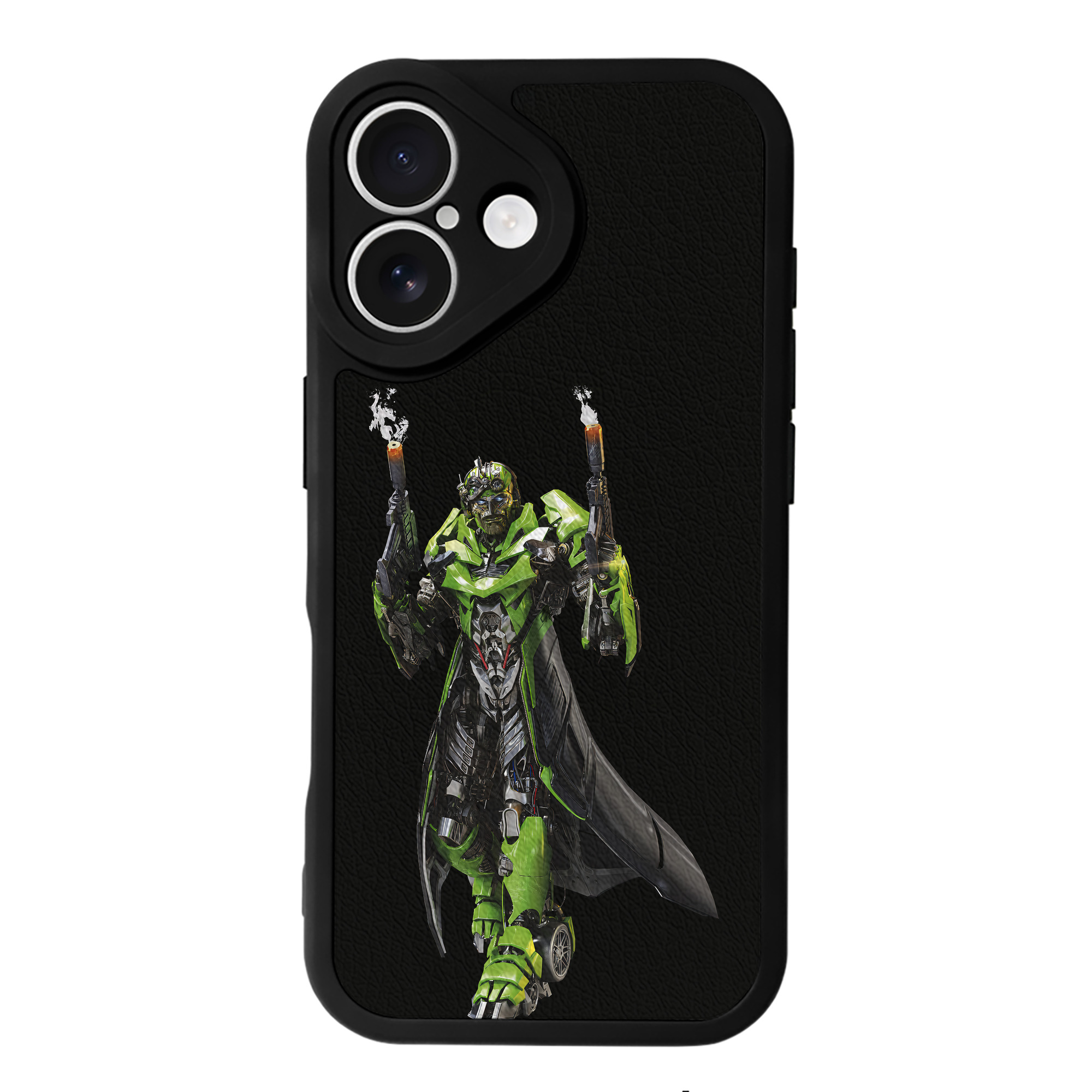 （画像用） Transformers トランスフォーマー 【iPhone 16シリーズ対応】シリコンスマホケース（レザー調） 材質：シリコン